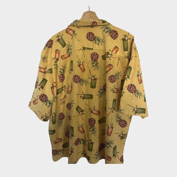 Pussers West Indies Hawaiian Men's Button Up Camp Shirt Tropical Size XL Silk - Picture 2 of 8